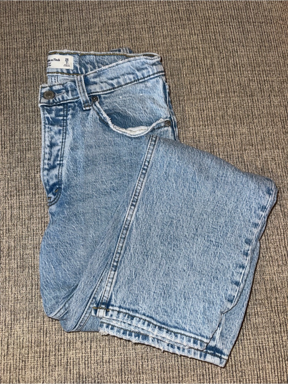 Abercrombie & Fitch Light Blue High-Rise Women’s Jeans
